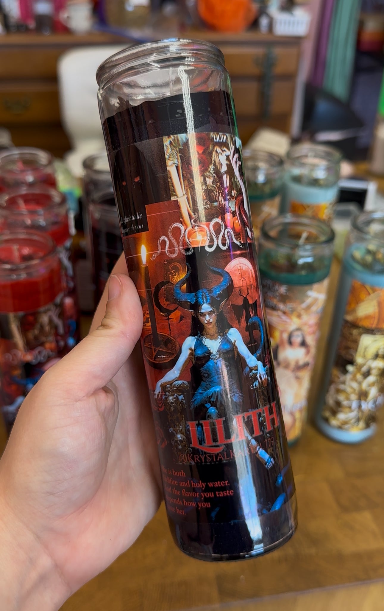 Lilith Devotional Candle