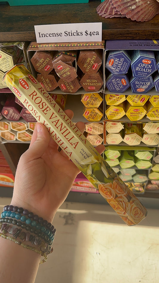 Rose Vanilla Incense Sticks