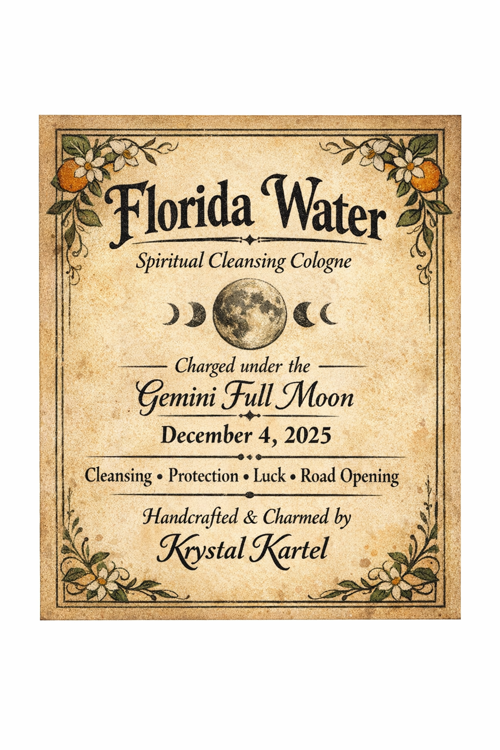 Gemini Charged Florida Water