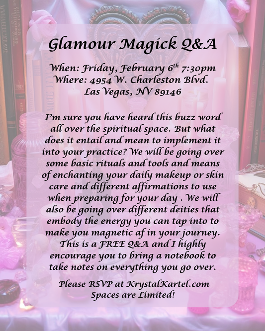 Glamour Magick Q&A ✨FREE✨