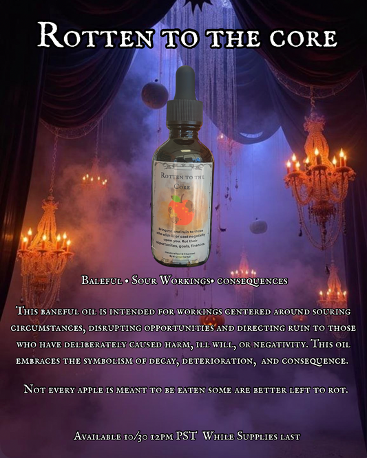 Rotten to the Core Ritual Oil ✨Halloween Exclusive✨
