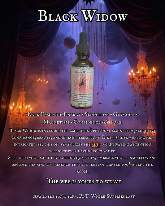 Black Widow Ritual Oil ✨Halloween Exclusive✨