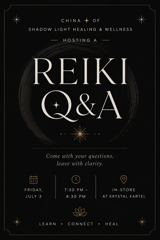Reiki Q&A FREE Hosted by China of Shadowlight Healing & Wellnesa
