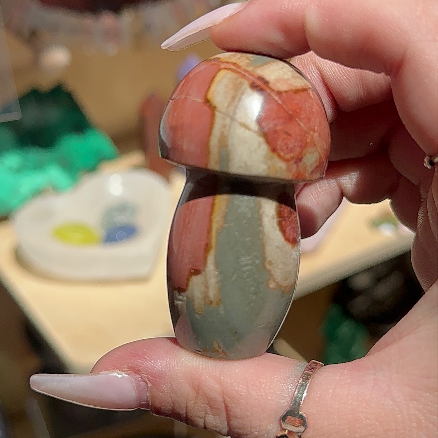 Desert Jasper Mushroom