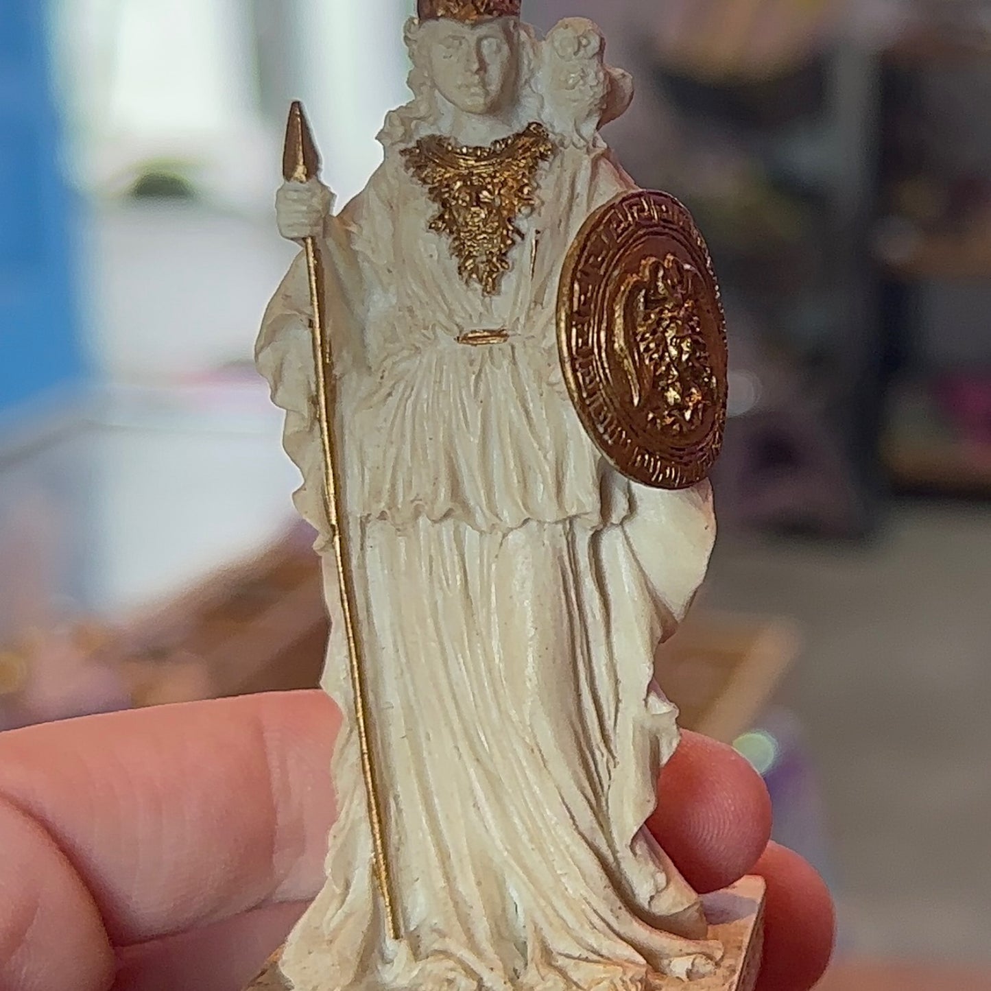 Goddess Athena Resin Statue