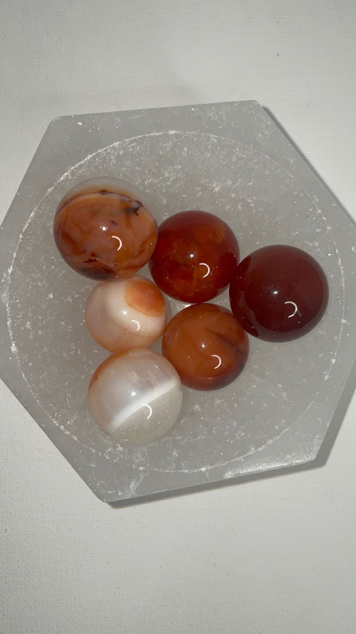 Small Carnelian Spheres