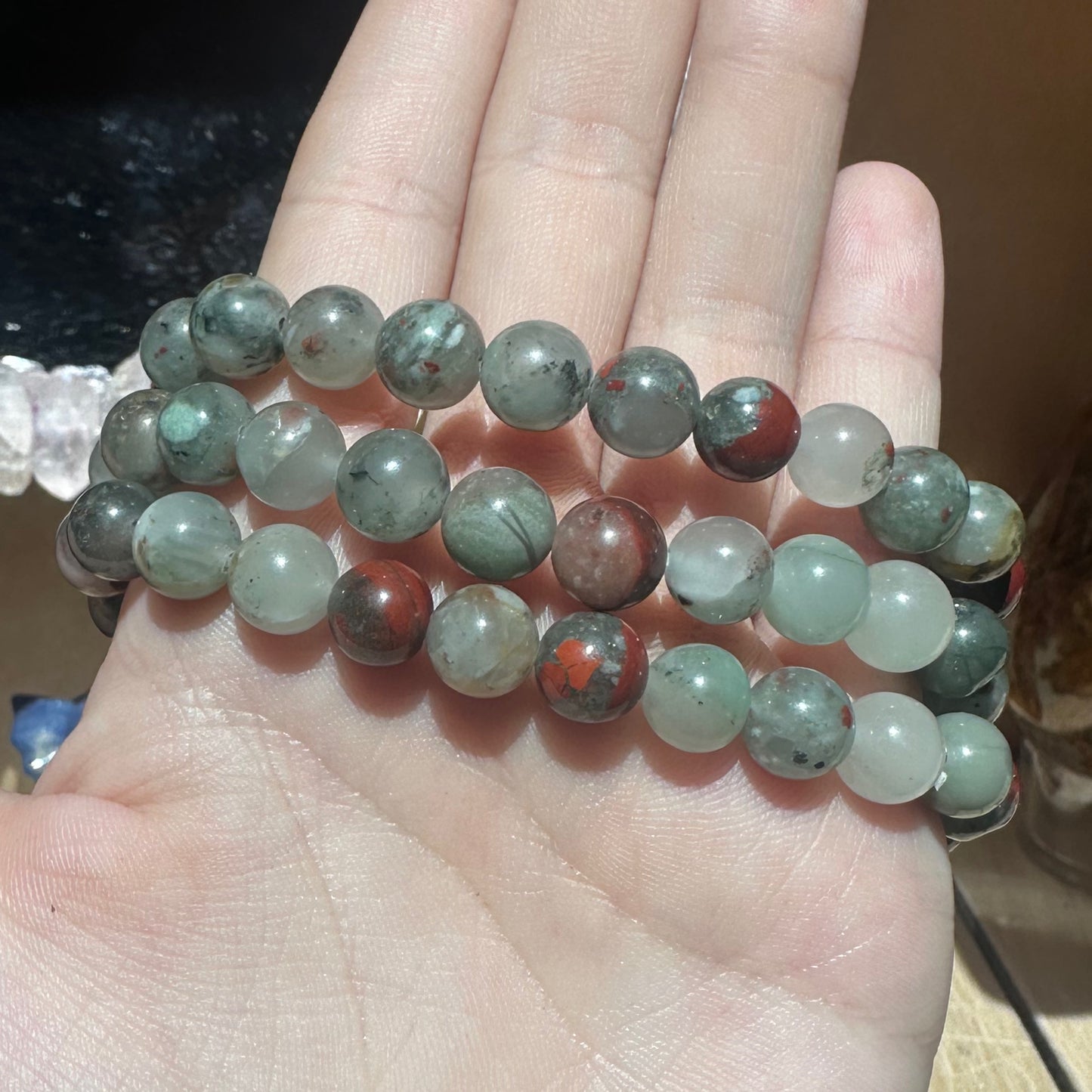 Bloodstone bracelet