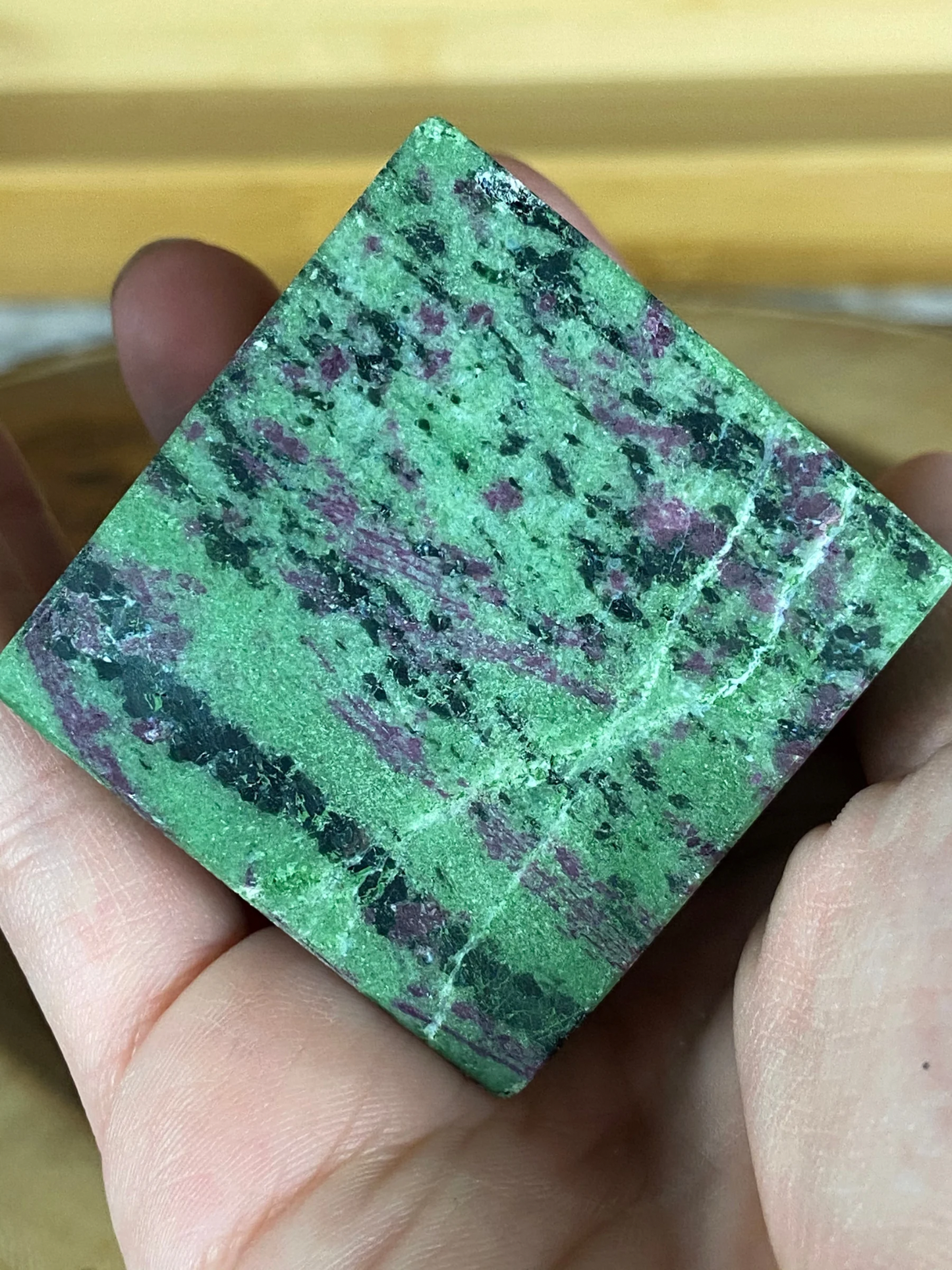 Ruby In Zoisite Cube