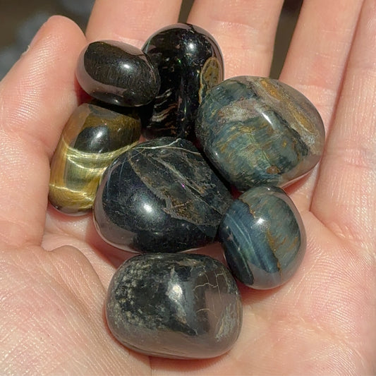 Blue Tigers Eye Tumbles