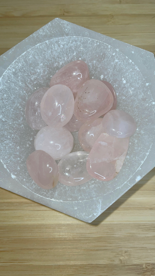 Rose Quartz Tumbles