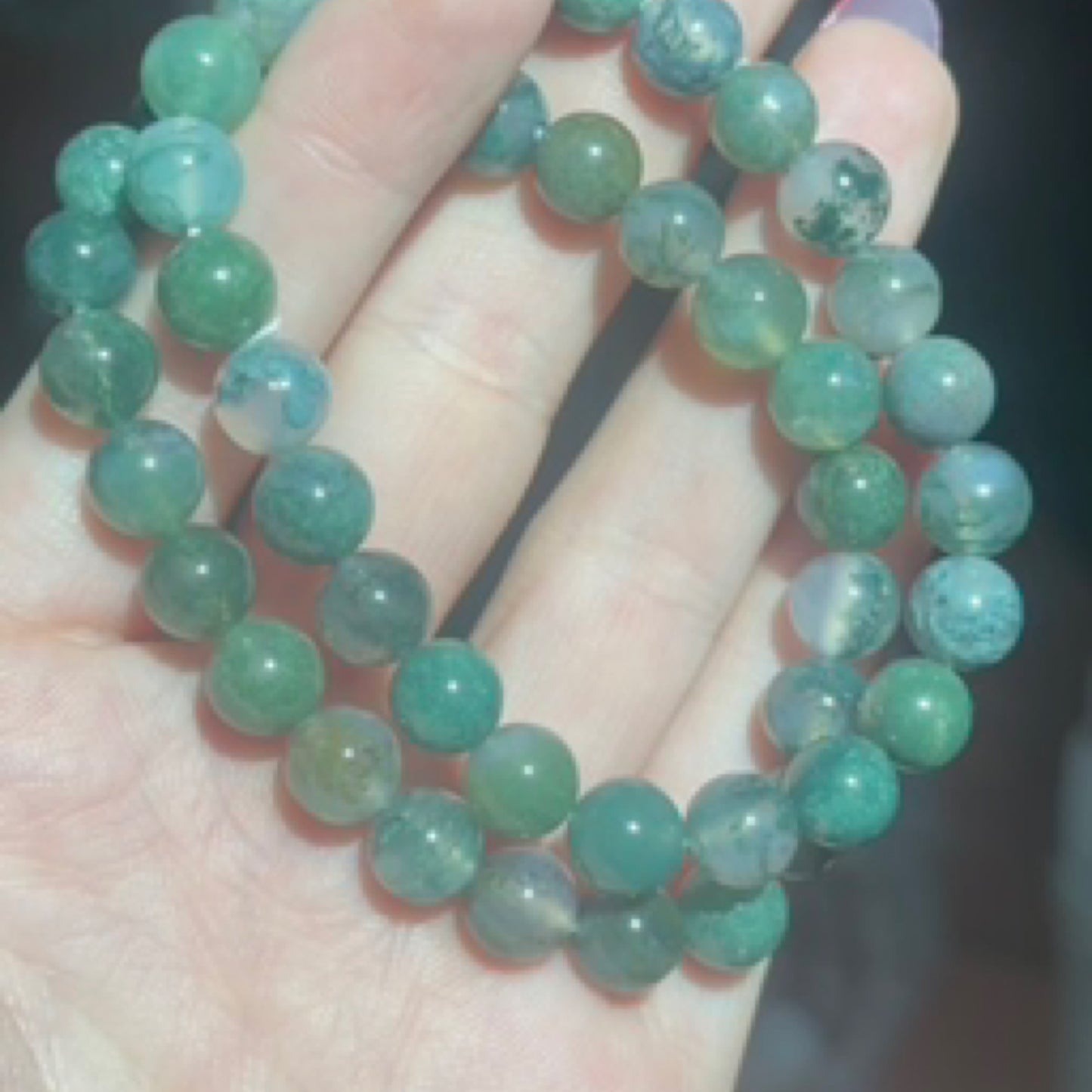 Moss Agate Bracelet