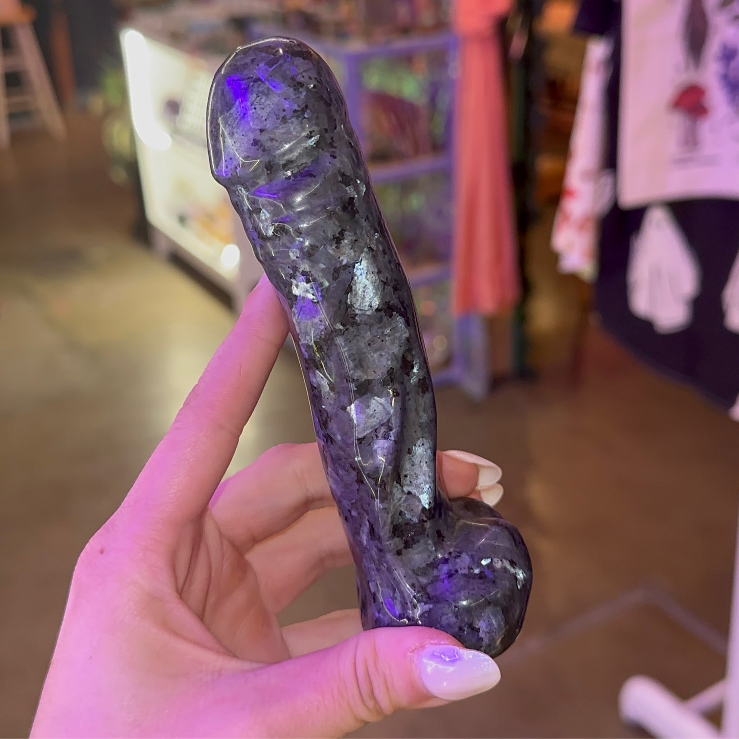 6 inch Larvikite Penis