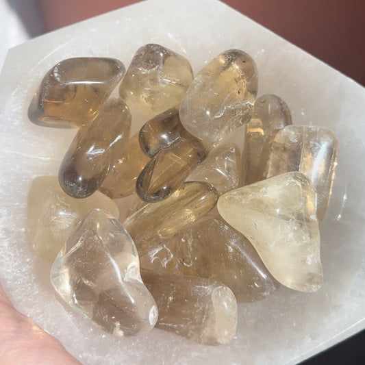 Natural Citrine Tumbles