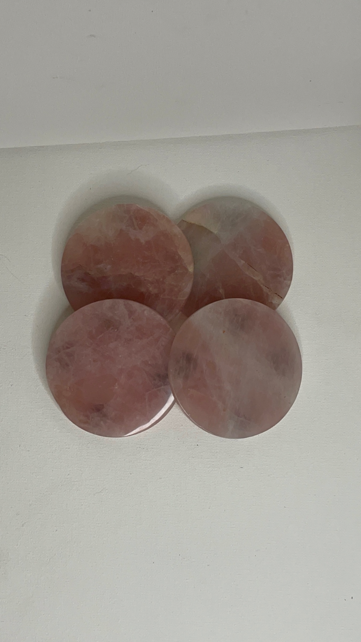 Rose Quartz 4 Piece Coaster